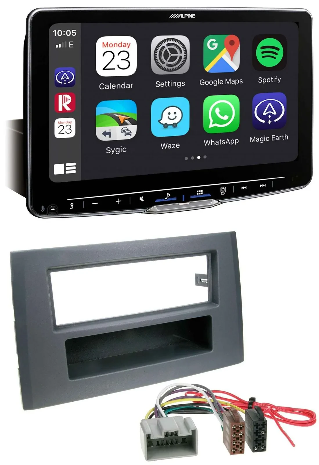 Alpine Bluetooth MP3 USB DAB Autoradio für Volvo XC90 (14 Pin, 2002-2014)