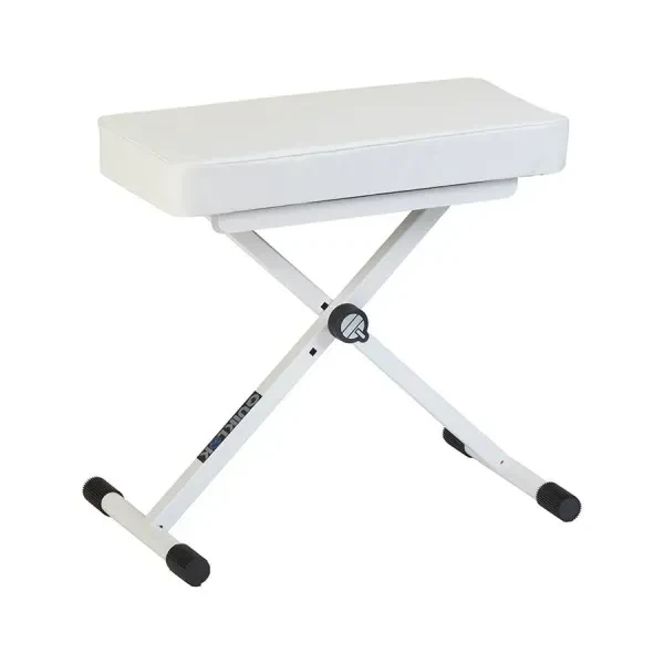 Quik Lok BX-8 Keyboard Bench, White