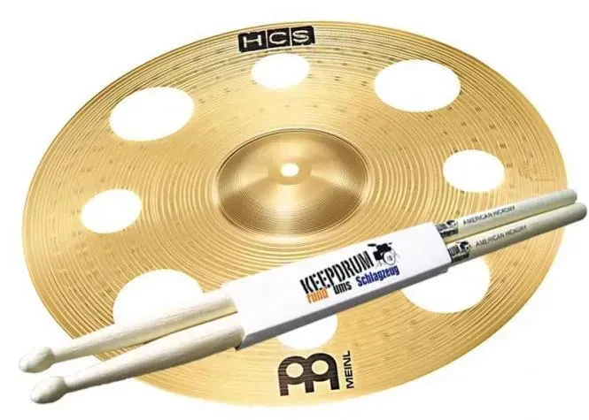 Тарелка барабанная MEINL 16" HCS Trash Crash с палочками