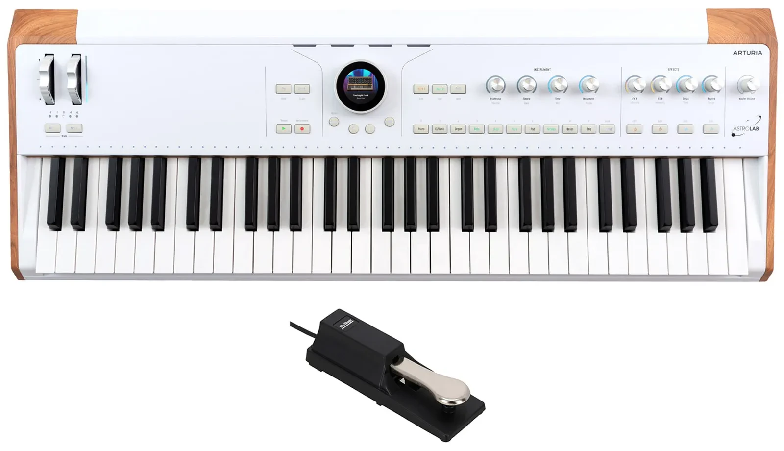 Arturia ASTROLAB 61 Key Stage Keyboard w/MIDI DIN I/O/USB+Software+Sustain Pedal
