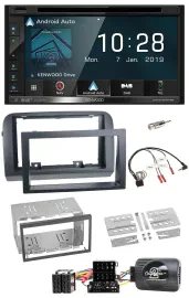 Kenwood DAB TMC USB 2DIN Lenkrad Bluetooth Navigation für Fiat Croma 2005-2010