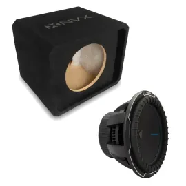 Автомобильный сабвуфер NVX NE121P/51CWQ124 12", корпусной, щелевой порт, MDF 3/4"