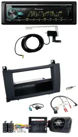 Pioneer MP3 Lenkrad CD USB DAB Autoradio für Mercedes SLK R171 2008-2011