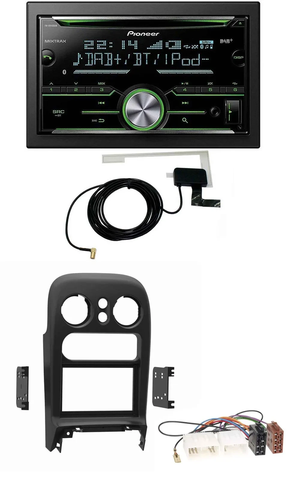 Pioneer CD USB MP3 Bluetooth 2DIN DAB Autoradio für Mazda MX-5 (1994-1997)