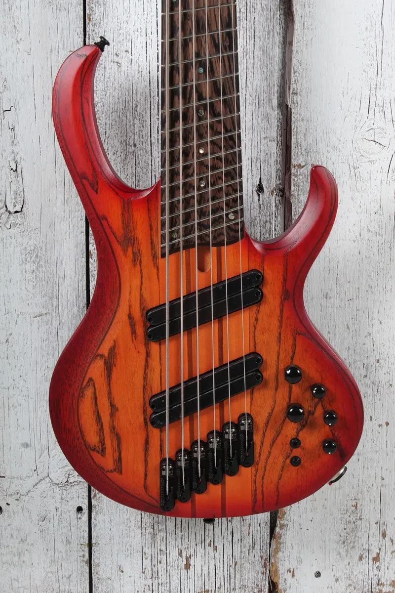 Ibanez BTB866MS 6 String Electric Bass Guitar Brown Topaz Burst Flat with Case