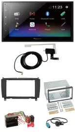 Pioneer DAB MP3 Bluetooth 2DIN USB Autoradio für Mercedes CLK C209 A209 04-10