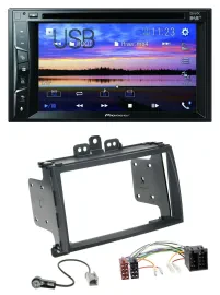 Pioneer Bluetooth 2DIN USB DVD DAB MP3 Autoradio für Hyundai i20 09-12 schwarz