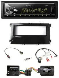 Pioneer Bluetooth USB DAB Lenkrad Autoradio für Ford Mondeo 2007-2014 S-Max pian