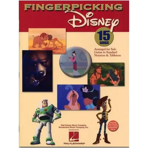 Ноты MusicSales Fingerpicking. Disney. 15 Songs