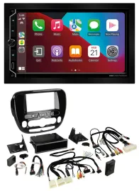 ESX 2DIN DAB USB Lenkrad Bluetooth Autoradio für Kia Soul ab 2014 Klima