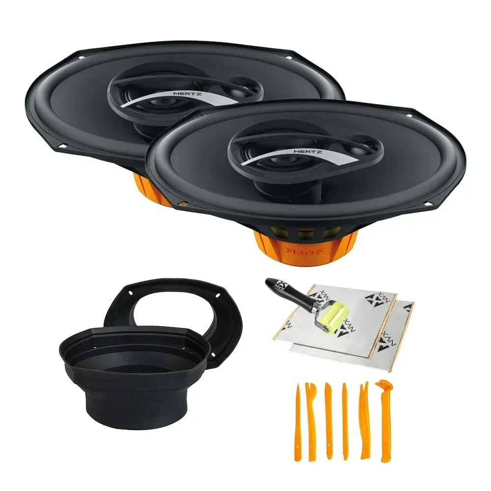 Hertz DCX690.3 6 x 9" Coaxial Speakers + Accessories