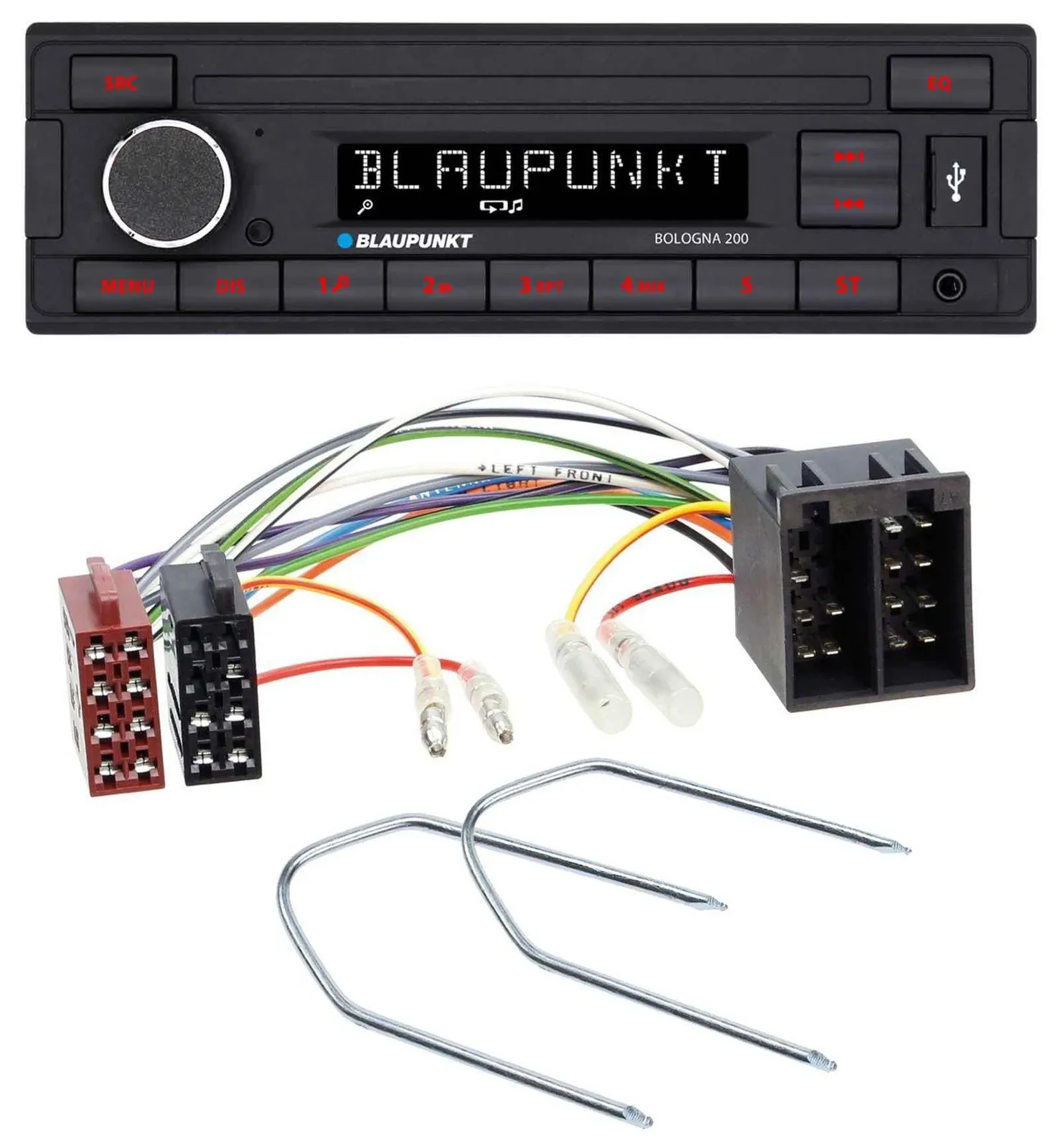 Автомагнитола для Audi Blaupunkt 1-DIN MP3, USB, AUX