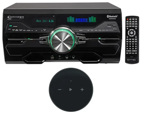 Technical Pro 4000w Bluetooth Amplifier/DVD Player+Smart Wifi Streaming Receiver