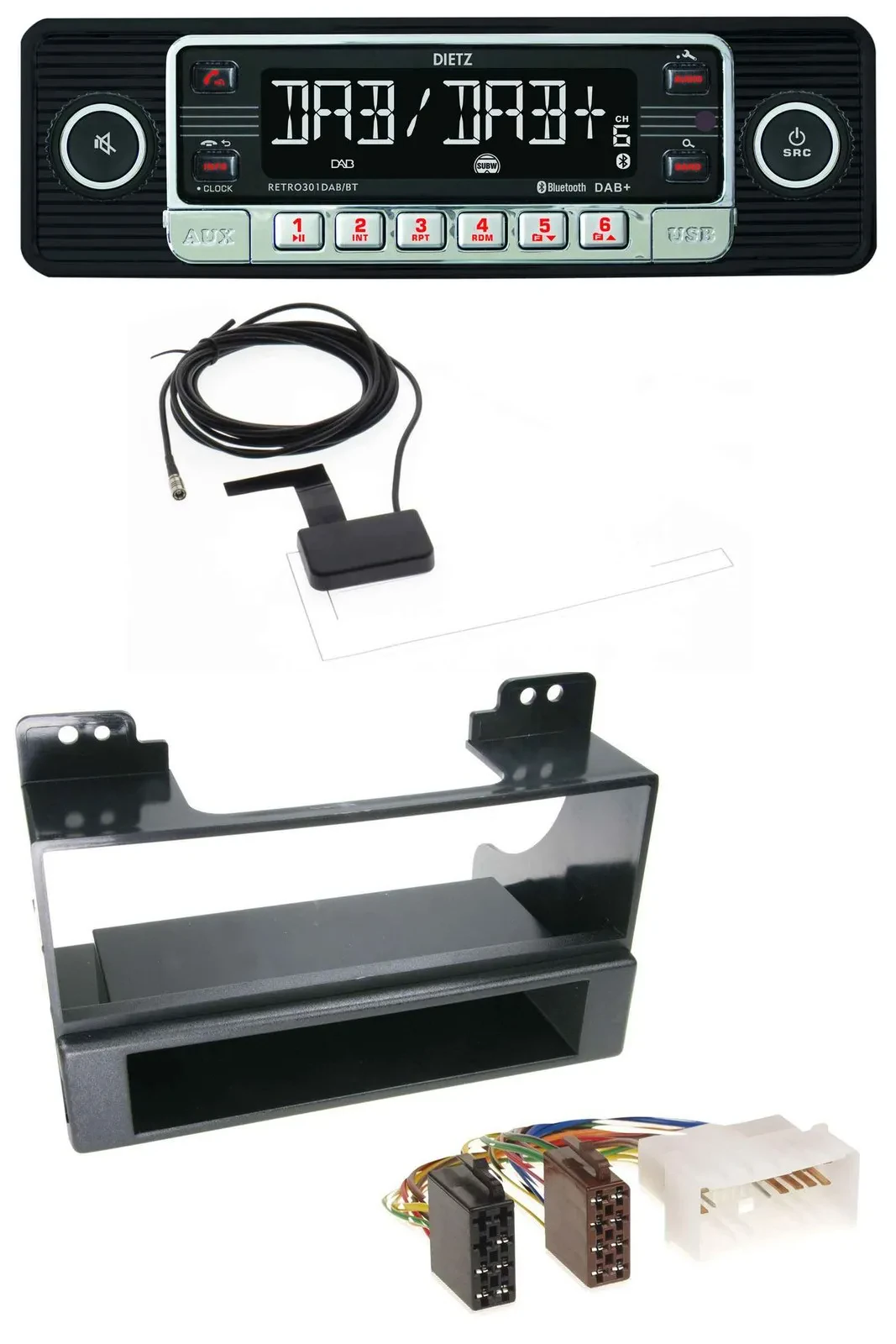 Dietz DAB Bluetooth USB MP3 Autoradio für Kia Carnival (ab 2006)