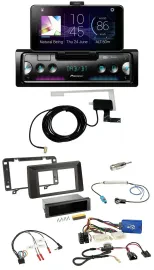 Автомагнитола Pioneer DAB, Bluetooth, USB, поддержка управления на руле, для Dacia Duster (с 2021)