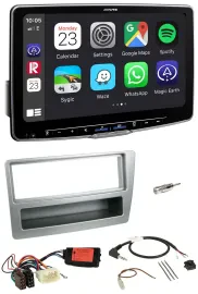 Alpine Lenkrad USB Bluetooth DAB Autoradio für Honda Civic 2004-2006 silber