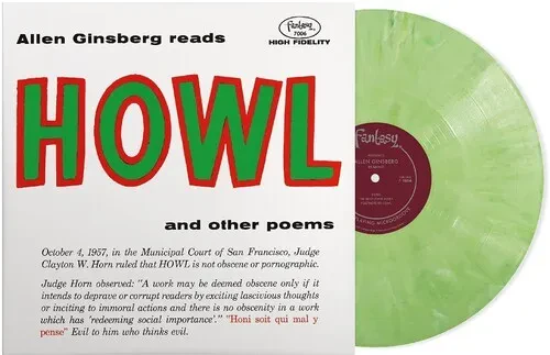Виниловая пластинка Allen Ginsberg - Howl And Other Poems [New Vinyl LP] Explicit, Colored Vinyl, Gr