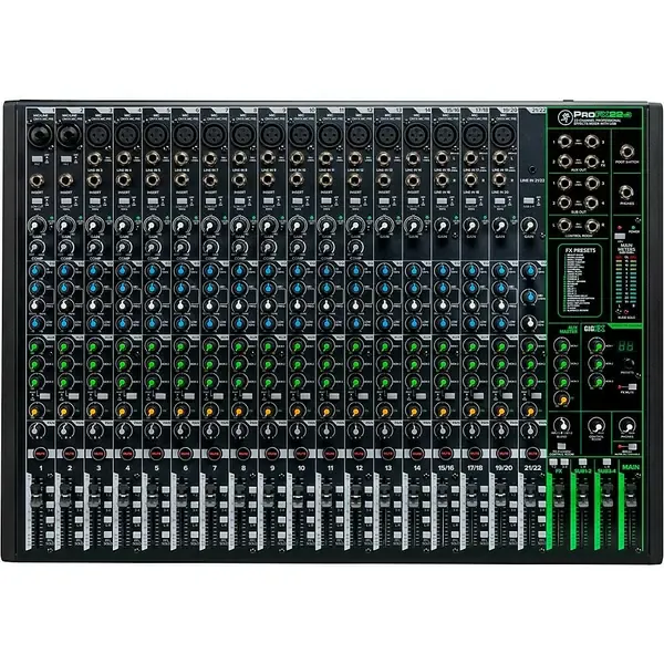 Аналоговый микшер Mackie ProFX22v3 22-Channel 4-Bus Professional Effects Mixer with USB