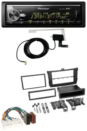 Pioneer Bluetooth DAB USB MP3 Autoradio für Toyota Corolla ab 2009 schwarz