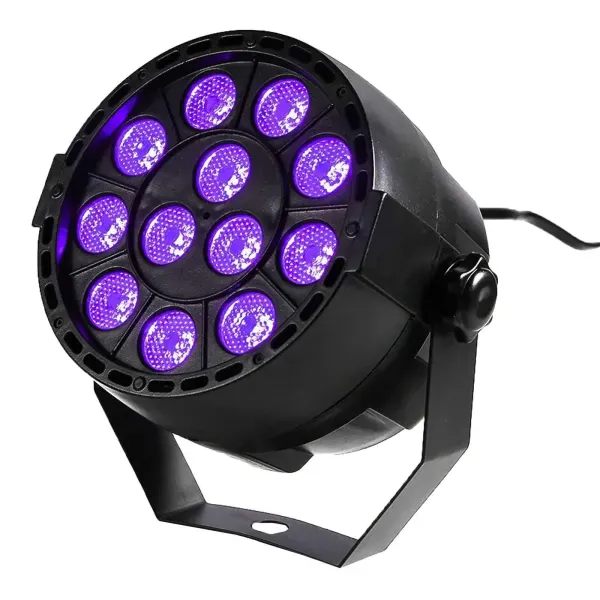 Eliminator Mini Par UV LED 12x 1 Watt UV Blacklight LED Par Light