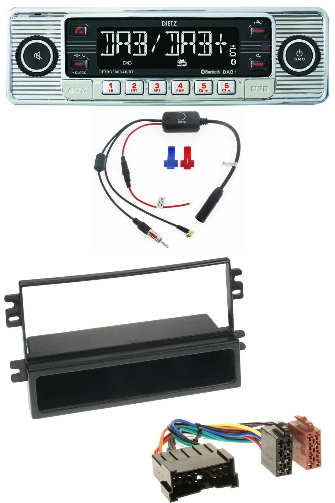 Автомагнитола для Kia Carens II (2004–2006) Dietz DAB USB MP3 Bluetooth