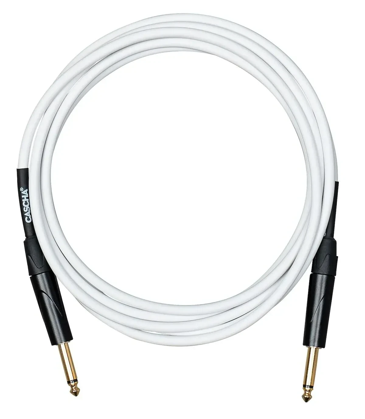 Инструментальный кабель Cascha CCA-G1WH3 White 3 м