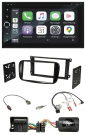 Blaupunkt USB DAB Bluetooth 2DIN TMC Lenkrad Navigation für Ford C-Max Focus Gal
