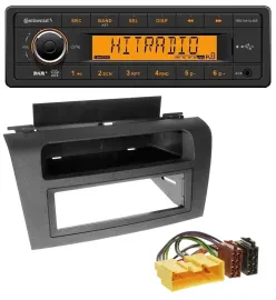 Continental 1DIN DAB MP3 AUX USB Autoradio für Mazda 3 (2004-2008)