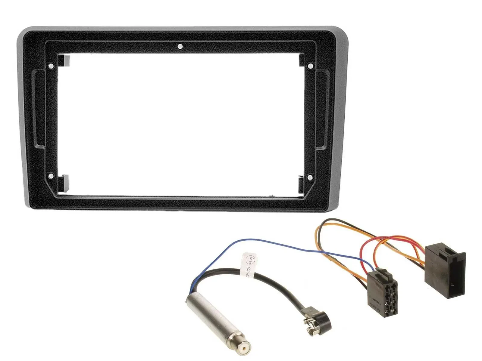 Radioeinbauset für 9 Zoll Autoradio für Audi A3 8P 2003-2006 ISO schwarz