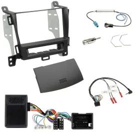 Radioset Lenkradadapter Doppel DIN Autoradio für Opel Zafira ab 13 jet black