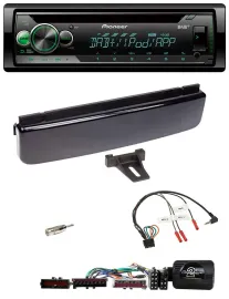 Pioneer USB MP3 DAB Lenkrad CD Autoradio für Ford Mondeo Focus piano-schwarz