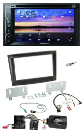 Pioneer Bluetooth 2DIN USB DVD DAB Lenkrad Autoradio für Fiat Doblo Mini-ISO ab
