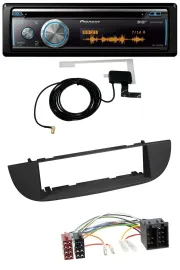 Pioneer Bluetooth DAB MP3 USB CD Autoradio für Fiat 500 (ab 2007) - schwarz