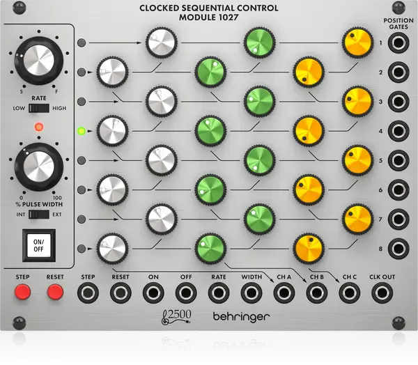 Модульный студийный синтезатор Behringer Clocked Sequential Control Module 1027