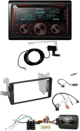 Автомагнитола для Mitsubishi Outlander (с 2012) Pioneer 2DIN DAB USB CD Bluetooth, поддержка управления с руля