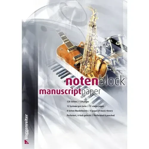 Тетрадь для нот Voggenreiter Notenblock