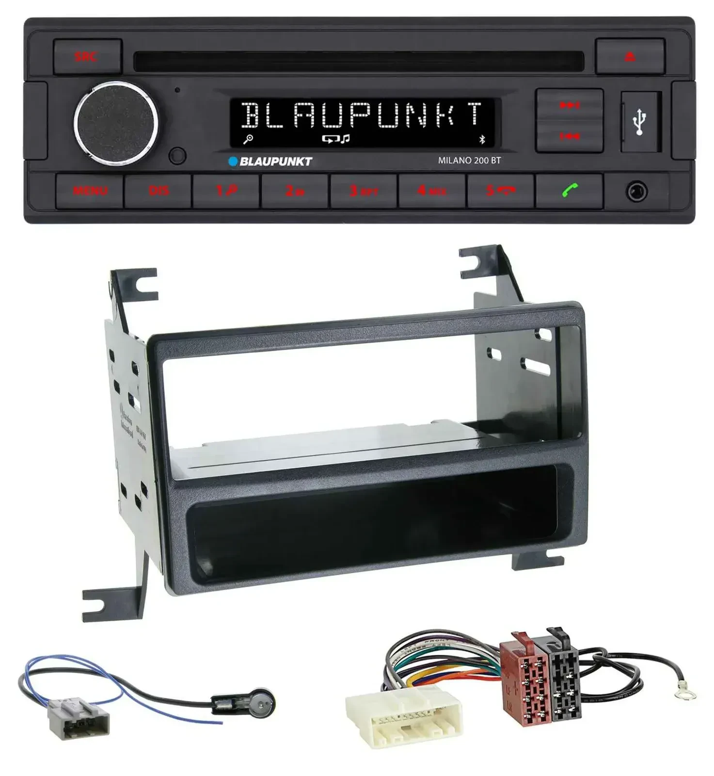 Blaupunkt MP3 USB CD Bluetooth AUX Autoradio für Nissan Juke (J15, 2010-2014)