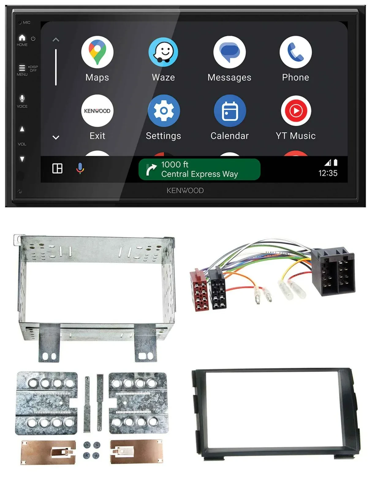 Автомагнитола для Kia Ceed 2009–2012 и proCeed 2011–2013 Kenwood 2DIN, DAB, Bluetooth, USB, MP3
