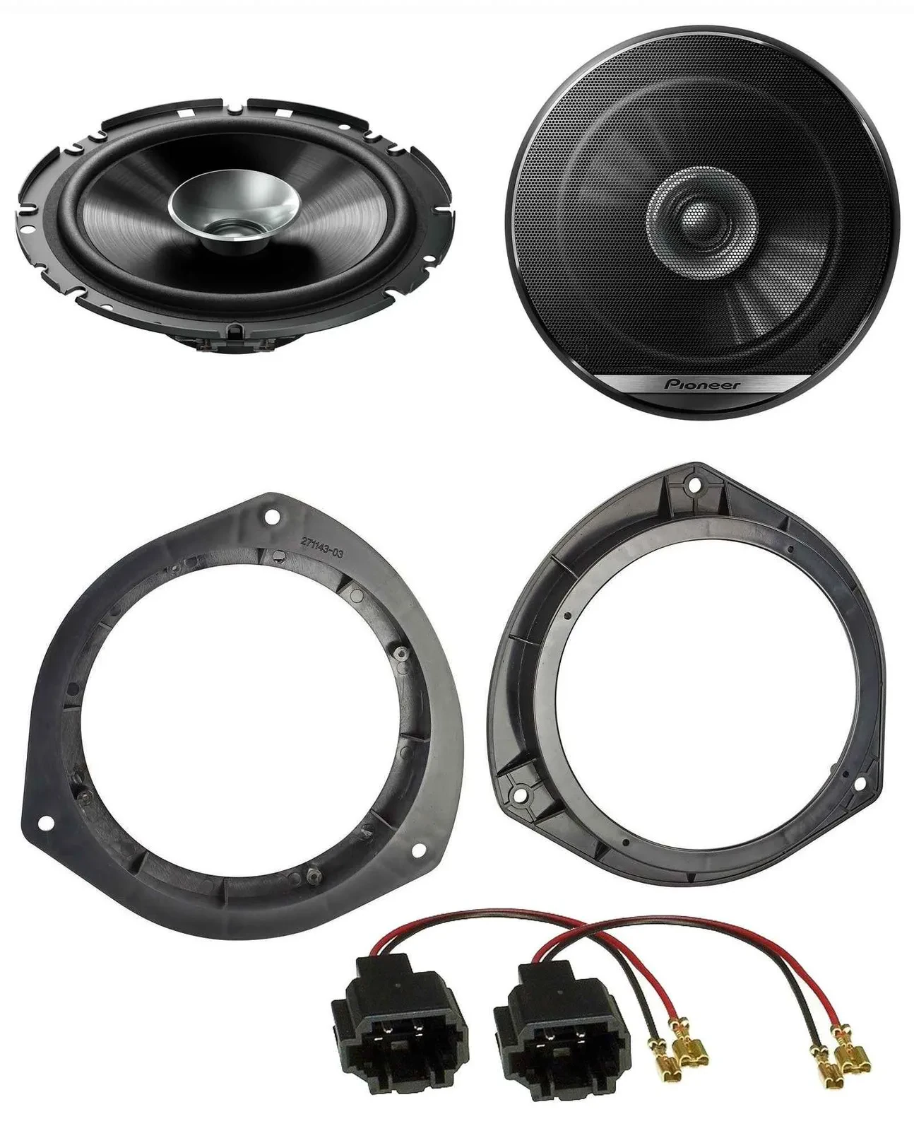 Динамик для автомобиля Pioneer 6.5" 280W для Hyundai i20 (с 2015), для передних и задних дверей