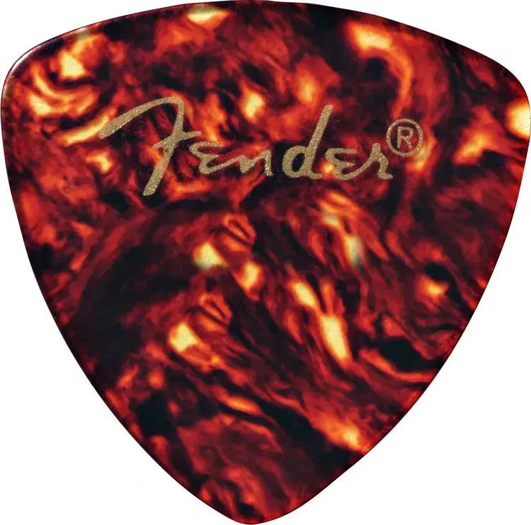 Медиаторы Fender Classic Celluloid 346 тонкие, цвет: черепаховый (набор, 12 шт.)