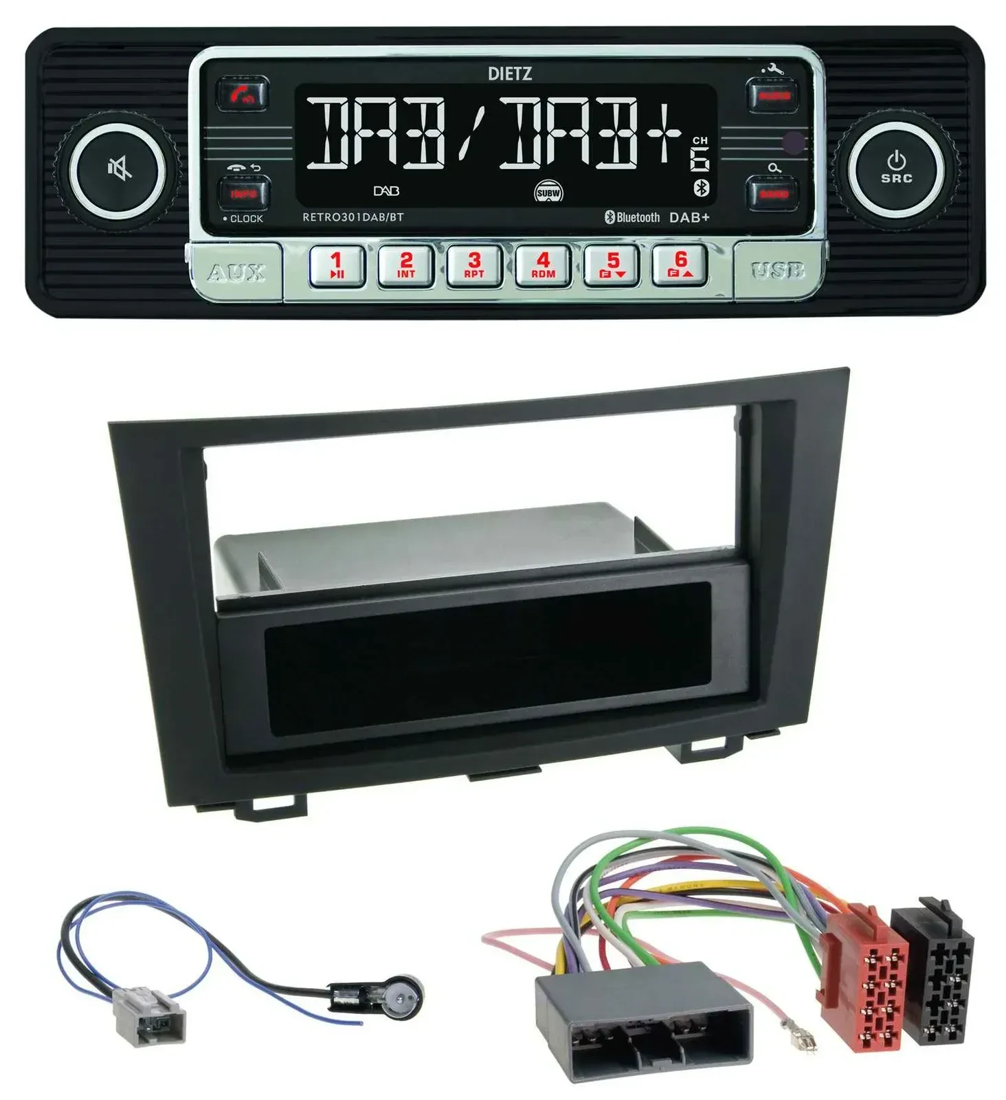 Автомагнитола для Honda CR-V (с 2007) Dietz USB, DAB, MP3, Bluetooth