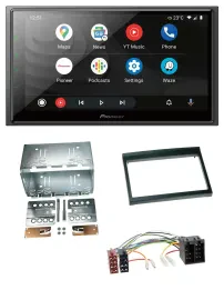 Pioneer USB 2DIN DAB MP3 Bluetooth Autoradio für Porsche Boxster 1996-2004