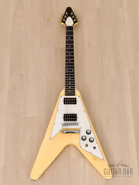 Электрогитара Gibson Flying V 1967 Vintage Reissue HH Alpine White w/case USA 1995