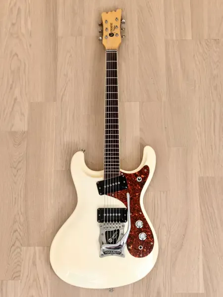 Электрогитара Mosrite Ventures Model Super Custom '65 SS Pearl White w/case Japan 1990s