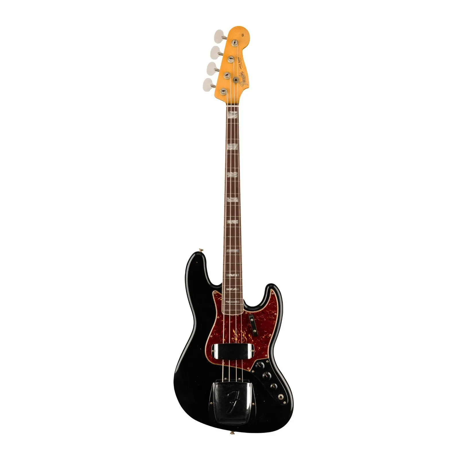 Fender Custom Shop 1966 Jazz Bass Journeyman Relic Guitar (Black)