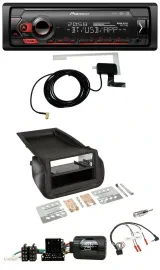 Автомагнитола для FIAT Fiorino (с 2008) Pioneer DAB, Bluetooth, USB, поддержка управления на руле