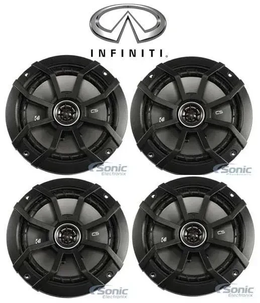 Автодинамики Kicker 43CSC654 6.5" (набор) для INFINITI G35 Sedan 2003–2006, перед/зад