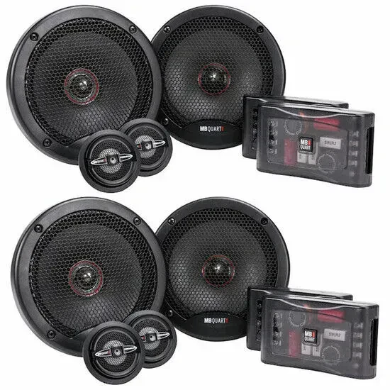 (2-Pairs) MB Quart PS1-216 240W RMS 6.5" Component Speaker System