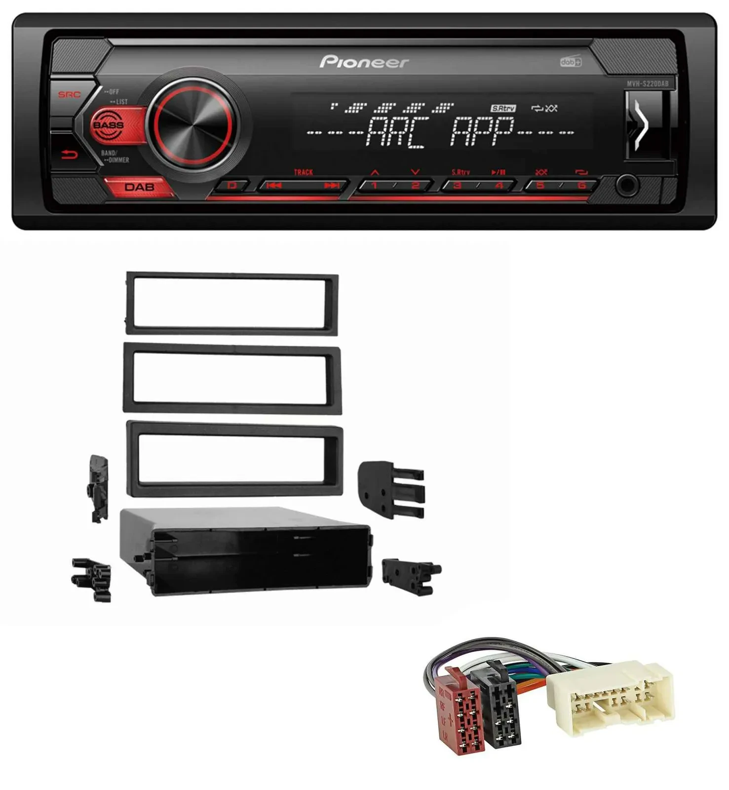Pioneer DAB 1DIN MP3 AUX USB Autoradio für Nissan Xterra (2000-2004)