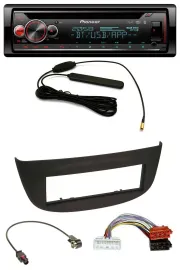 Pioneer USB DAB MP3 Bluetooth CD Autoradio für Renault Twingo ab 2015 schwarz